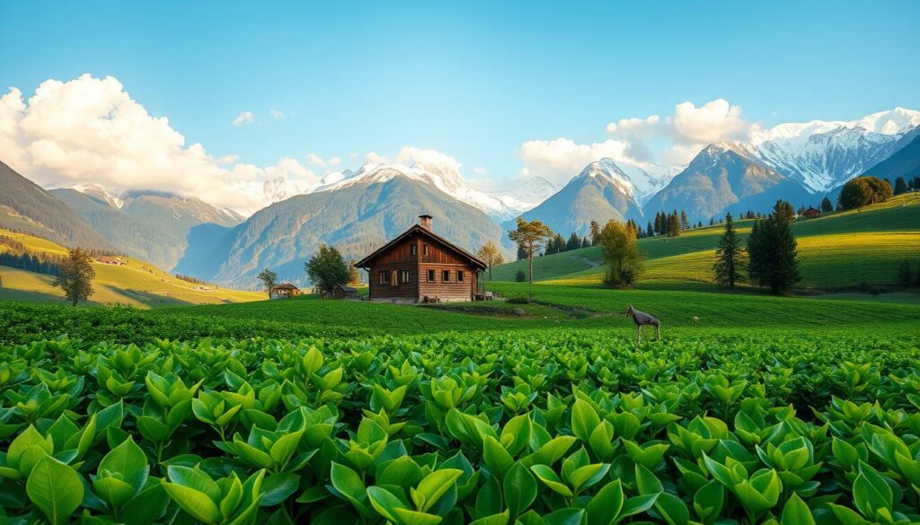 Teeanbau Bayern in alpinen Höhenlagen