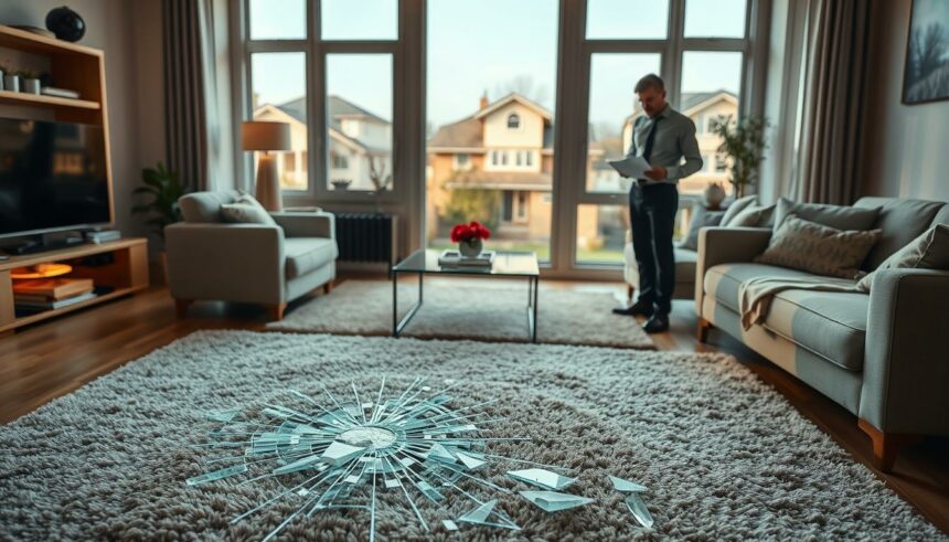 Versicherungsschutz bei Bruchschaden im Eigenheim