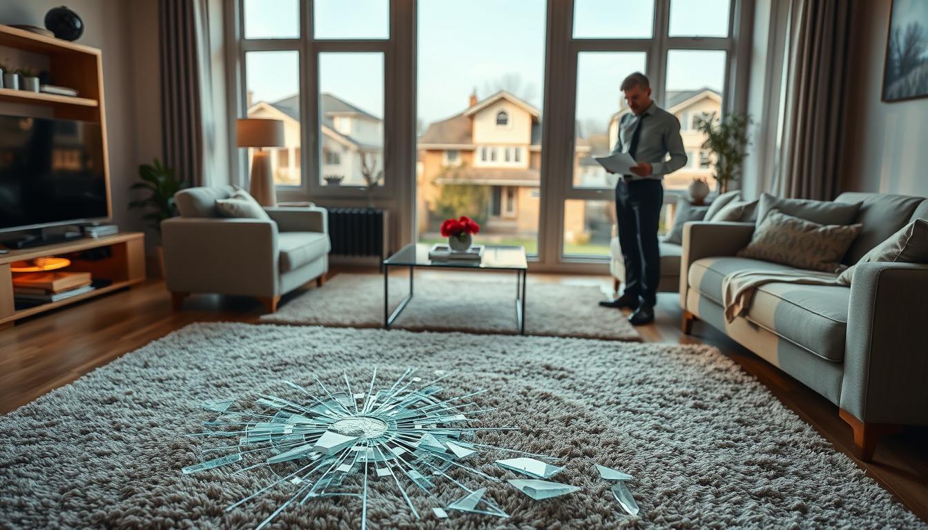 Versicherungsschutz bei Bruchschaden im Eigenheim