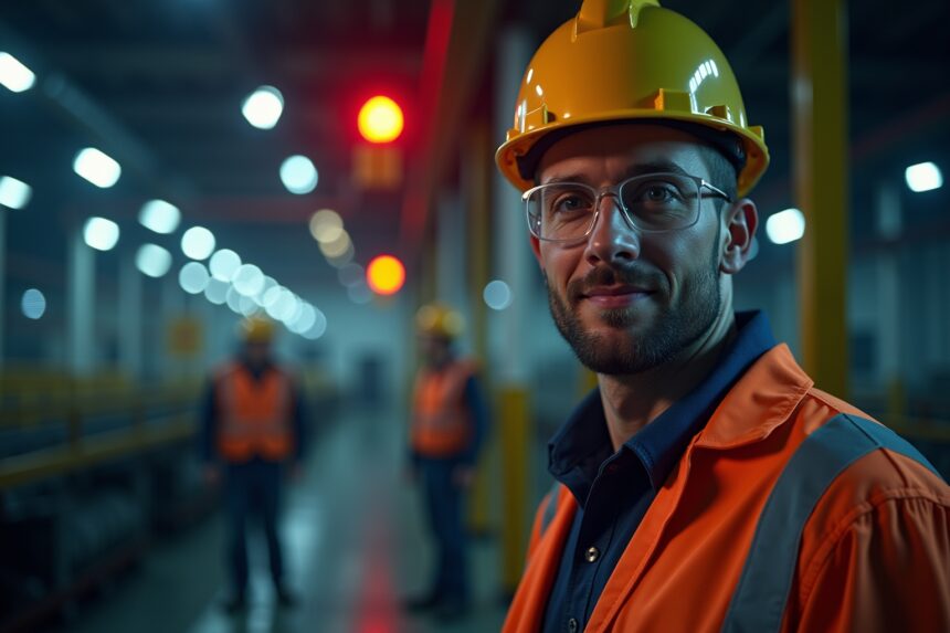 Sicherheit am Arbeitsplatz: Visuelles Warnsystem