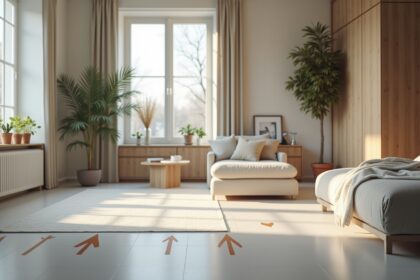 Fließrichtungspfeile im Eigenheim: Sinnvoll?