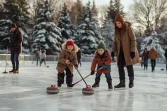 Eisstockschießen mit Kindern: Winterausflug für Familien