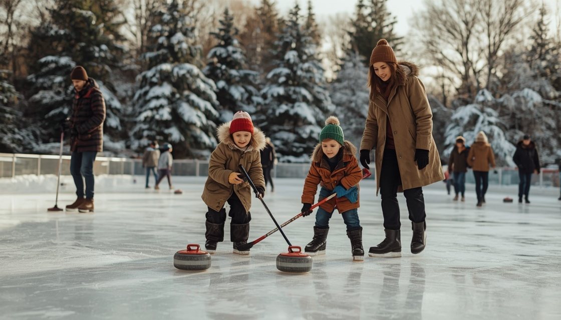 Eisstockschießen mit Kindern: Winterausflug für Familien
