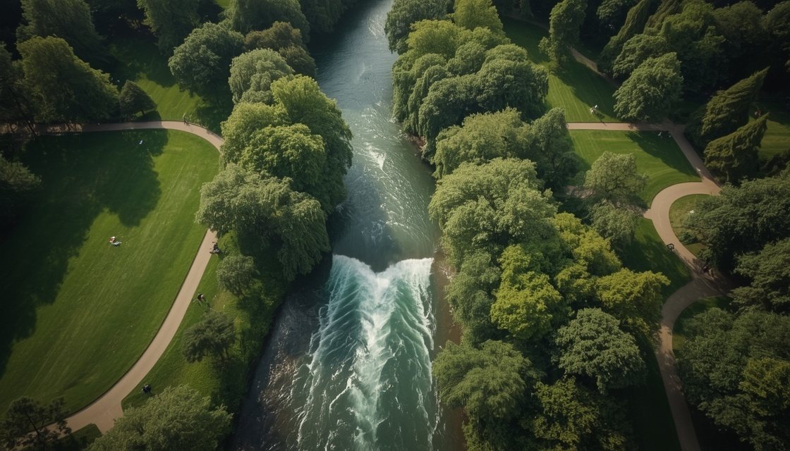 Englischen Garten München zu Fuß entdecken