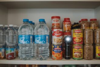 Krisenvorsorge zuhause: Wasser, Essen und Lagerung