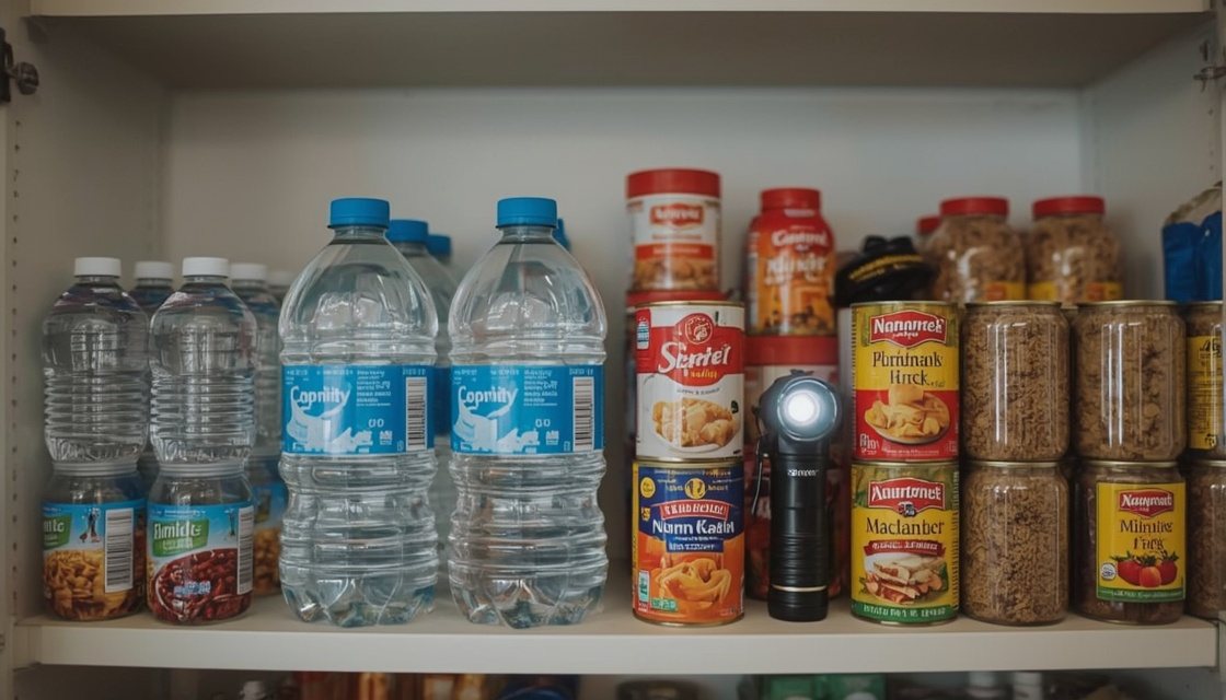 Krisenvorsorge zuhause: Wasser, Essen und Lagerung