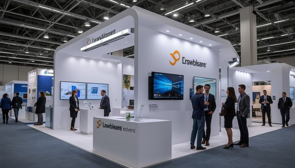Messestand für Kleinunternehmer: Mit gemieteten Displays