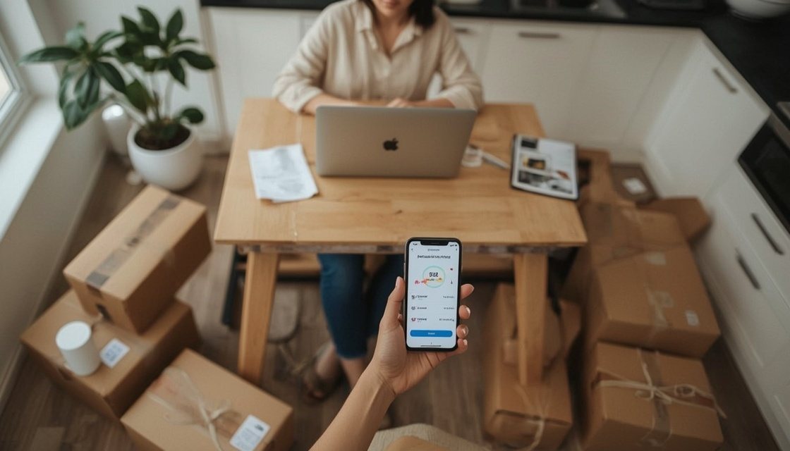 Online-Bestellungen als Elternteil im Griff