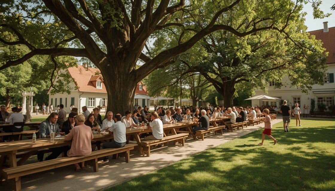 Biergarten mit Familie: Warum es sich lohnt