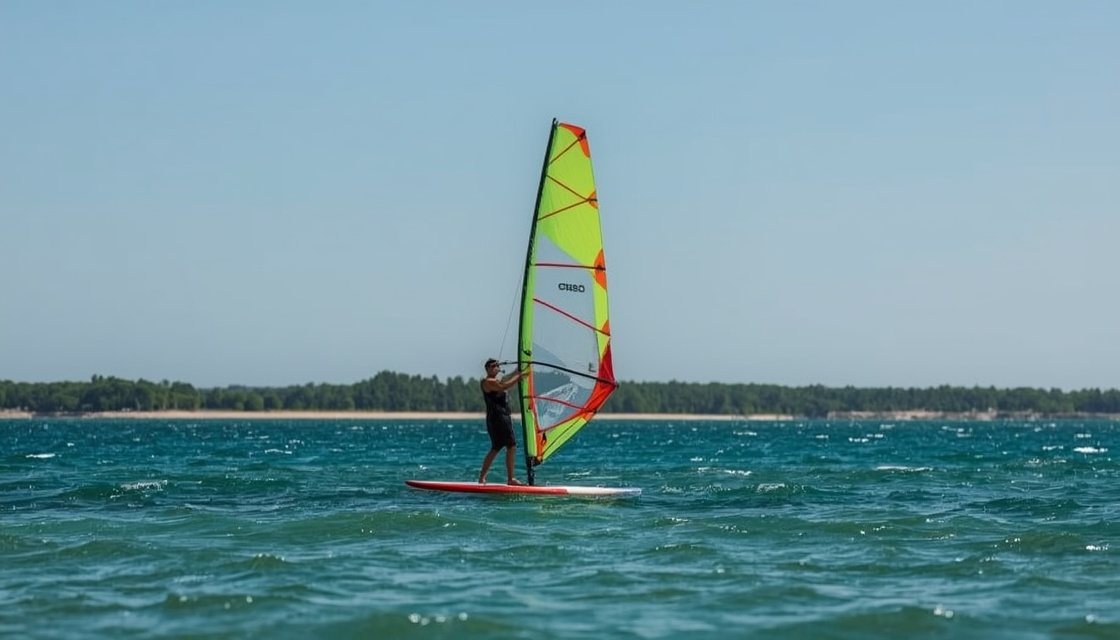 Windsurfen lernen 2026: Ausrüstung, Einstieg, Segel